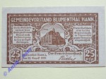 Notgeld Blumenthal , Hannover Niedersachsen , Einzelschein über 25 Pfennig , Tieste 0760.05 , von 1920 , Verkehrsausgabe