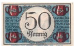 Notgeld Bm. und Ng. Ausstellung Marburg 867.2 , 50 Pfennig Schein in kfr. von 1921 , Hessen Seriennotgeld