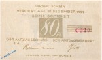 Notgeld Brande Hörnerkirchen , bis 1921 , 80 Pfennig Schein in kfr. Mehl Grabowski 152.1 , Schleswig Holstein Seriennotgeld