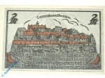 Notgeld Cammin , Kamien , 2 Mark Schein , Mehl Grabowski 218.1 , von 1922 , Pommern Serien Notgeld