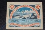 Notgeld Chrosczütz , josef Scheitza , 25 Pfennig Schein , Mehl Grabowski 230.1 a , Schlesien Seriennotgeld