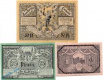 Notgeld Cochem , Set mit 3 Scheinen in kfr. Mehl Grabowski 237.1 , von 1921 , Rheinland Seriennotgeld