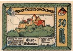 Notgeld Corbach , 50 Pfennig Schein Nr 3 , Mehl Grabowski 240.1 , von 1922 , Hessen Seriennotgeld