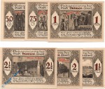 Notgeld Dülmen , Set mit 6 Scheinen , Mehl Grabowski 295.1 , von 1921 , Westfalen Serien Notgeld