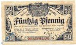 Notgeld Dillenburg , 50 Pfennig Schein , Tieste 1380.05.01 , von 1917 , Hessen Verkehrsausgabe