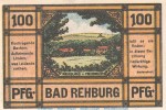 Notgeld E. Bornemann & Co. Rehburg 1106.1 , 100 Pfennig Schein Nr.2 in kfr. von 1921 , Niedersachsen Seriennotgeld