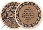 Notgeld Eckartsberga , 25 Pfennig Schein Nr 5 , Mehl Grabowski 305.4 , Sachsen Anhalt Seriennotgeld