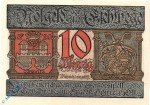 Notgeld Eschwege , 10 Pfennig Schein , Mehl Grabowski 352.2 a , Hessen Seriennotgeld