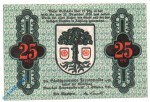 Notgeld Freienwalde , 25 Pfennig Schein , Tieste 1970.05.05 , von 1918 , Brandenburg Verkehrsausgabe