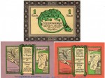 Notgeld Gemeinde Langenaltheim 766.5 , Set mit 3 Scheinen in kfr. von 1920 , Bayern Seriennotgeld