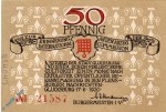 Notgeld Glücksburg , 50 Pfennig Schein , Mehl Grabowski 441.2 , von 1920 , Schleswig Holstein Seriennotgeld