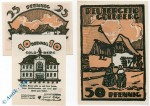 Notgeld Goldberg , Reutergeld , Set mit 3 Scheinen , Mehl Grabowski 452.1 , Mecklenburg Vorpommern Serien Notgeld