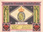 Notgeld Golfklub Oberhof 996.5 , 90 Pfennig Schein in kfr. von 1922 , Thüringen Seriennotgeld