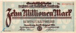 Notgeld Hamburg , Stadt , 10 Millionen Mark Schein l-gbr , Keller 2109.h , 24.08.1923 , Hamburg Großnotgeld