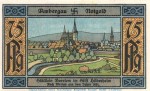 Bockenem , Notgeld 75 Pfennig Schein Nr.3 in kfr. M-G 130.1.a , Niedersachsen o.D. Seriennotgeld