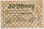 Notgeld Idstein , 50 Pfennig Schein , Tieste 3175.05.05 , Hessen Verkehrsausgabe
