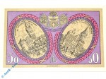 Notgeld Königsberg , Eluka , Einzelschein über 50 Pfennig violett braun , Mehl Grabowski 723.1 , von 1921 , Ostpreussen Seriennotgeld