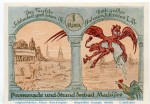 Notgeld Kurdirektion Thom Madüsee 850.1 , 1 Mark matt in kfr. von 1921 , Pommern Seriennotgeld