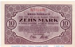 Notgeld Mosbach , 10 Mark Schein kfr. Geiger 363.02 , 15.11.1918 , Baden Großnotgeld