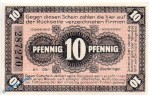 Notgeld Neuhaldensleben Balleier , 10 Pfennig Schein in kfr. Tieste 4855.05.10 , von 1919 , Provinz Sachsen Verkehrsausgabe