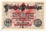 Notgeld Oranienburg , 50 Pfennig Schein , Tieste 5405.10.01 , von 1918 , Brandenburg Verkehrsausgabe