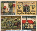 Notgeld Rastenberg , Set mit 4 Scheinen in kfr. Mehl Grabowski 1097.2 , von 1921 , Thüringen Seriennotgeld