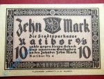 Notgeld Ratibor , 10 Mark Schein blanko , Mehl Grabowski 1100.1 C , Schlesien Seriennotgeld