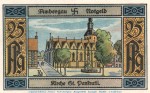 Notgeld Rehmann Bockenem 130.1.a , 25 Pfennig Schein Nr 2 in kfr. o.D. , Niedersachsen Seriennotgeld