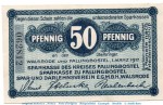 Notgeld Sparkasse Walsrode 7680.05.01 , 50 Pfennig Schein in kfr. von 1917 , Niedersachsen Verkehrsausgabe