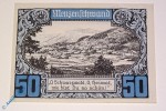 Notgeld St. Blasien , die Verwaltung , 50 Pfennig Schein Nr 2 , Mehl Grabowski 1165.1 , Württemberg Serien Notgeld