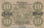 Notgeld Stadt Bautzen , 10 Mark Schein in gbr.E , Geiger 030.02 von 1918 , Sachsen Grossnotgeld