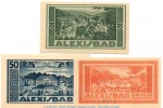 Notgeld Stadt Harzgerode 582.1 , Alexisbad Set mit 3 Scheinen in kfr. von 1921 , Sachsen Anhalt Seriennotgeld