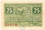 Notgeld Stadt Jarmen 3245.05.05 , 25 Pfennig Schein in kfr. von 1920 , Pommern Verkehrsausgabe