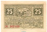 Notgeld Stadt Jarmen 3245.05.15 , 25 Pfennig Schein in kfr. von 1920 , Pommern Verkehrsausgabe