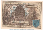 Notgeld Stadt Vacha 1356.1 , 75 Pfennig Schein -K- in kfr. von 1921 , Thüringen Seriennotgeld