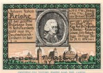 Notgeld Stadt Zörbig 1475.3.b , 25 Pfennig Nr. 5 mit Signatur in kfr. o.D. , Sachsen Anhalt Seriennotgeld