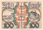 Notgeld TV. Coblenz-Lützel 234.1 , 1 Mark Schein Nr.3 in kfr. o.D. Rheinland Seriennotgeld