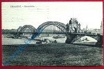 Postkarte Ansichtskarte Düsseldorf , Motiv : Rheinbrücke , gel. 1911 , Nordrhein Westfalen