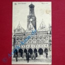 Postkarte Ansichtskarte St. Quentin , Motiv Hotel de Ville , Feldpost gelaufen im Jahr 1916 , Frankreich