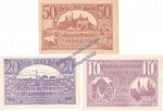 Prambachkirchen , Notgeld Set mit 3 Scheinen in kfr. K-K 779... Oberösterreich o.D.