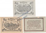 Puchberg Wels , Notgeld Set mit 3 Scheinen in kfr. K-K 785.a-b , Oberösterreich o.D.