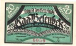 Raa-Besenbeck , Notgeld 20 Pfennig Schein unc-kfr. M-G 1092.1.a , Schleswig 1921 Seriennotgeld