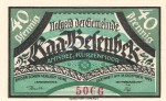 Raa-Besenbeck , Notgeld 40 Pfennig Schein unc-kfr. M-G 1092.1.a , Schleswig 1921 SeriennotgeldRaa-Besenbeck , Notgeld 40 Pfennig Schein unc-kfr. M-G 1092.1.a , Schleswig 1921 Seriennotgeld