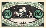 Raa-Besenbeck , Notgeld 60 Pfennig Schein unc-kfr. M-G 1092.1.a , Schleswig 1921 Seriennotgeld