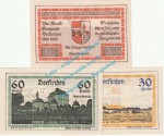 Seekirchen , Notgeld Set mit 3 Scheinen in kfr. K-K 987... Salzburg o.D.