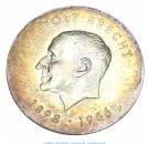 Silbersmünze DDR , 10 Mark -B. Brecht- von 1973 , bfr-vz , Jäger 759 , Staatsbank DDR