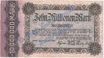 Trier , Banknote 10 Millionen Mark Schein in gbr. Keller 5229.g , Rheinland 1923 Grossnotgeld - Inflation