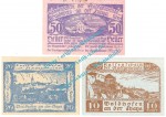 Waidhofen a.d.T. Notgeld Set mit 3 Scheinen in kfr. K-K 1125.II... Niederösterreich 1920