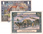 Walsrode , Notgeld 1 Mark Schein Nr.3 in kfr. M-G 1372.1 , Niedersachsen o.D. Seriennotgeld
