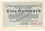 Werdau , Banknote 1 Gold Mark Schein in kfr. Müller 5065.2 Wertbeständig 1923 Sachsen